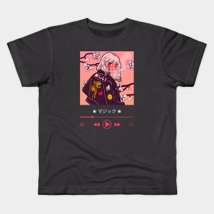 Cool Anime Girl Kids T-Shirt